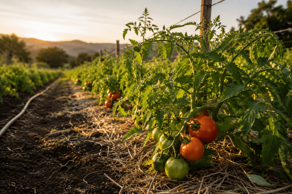 Dry Farming Tomatoes: Building Flavor Through Soil Moisture Management
