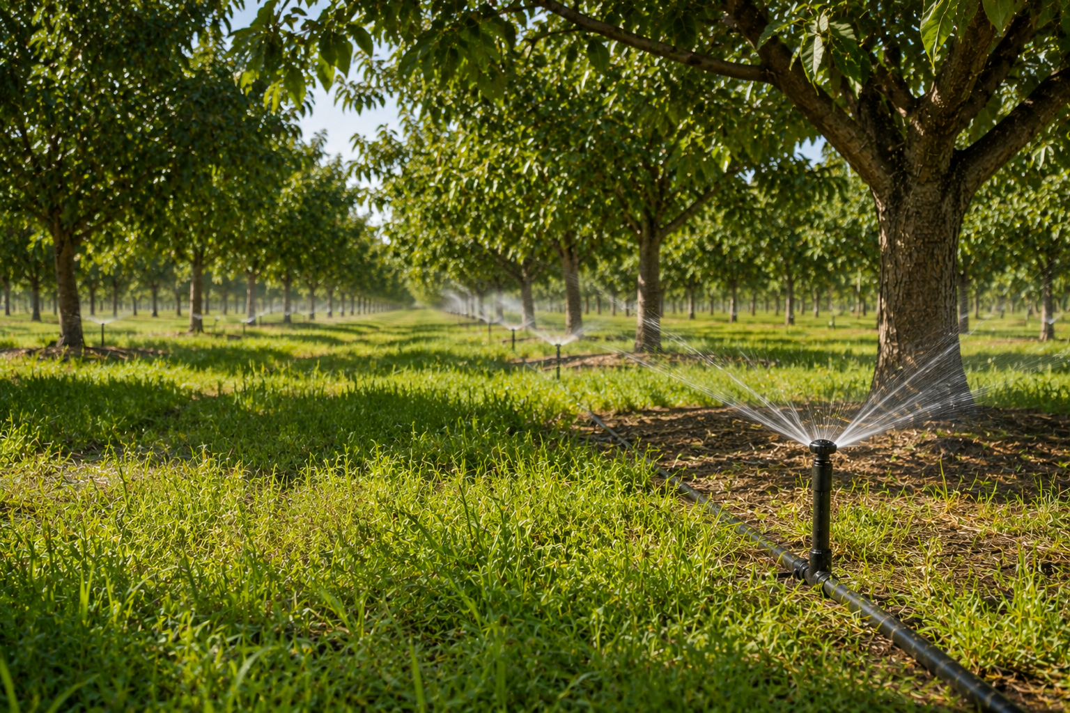 Low-Flow Sprinklers and Soil Moisture Monitoring: Smarter Water Use in Walnut Farming