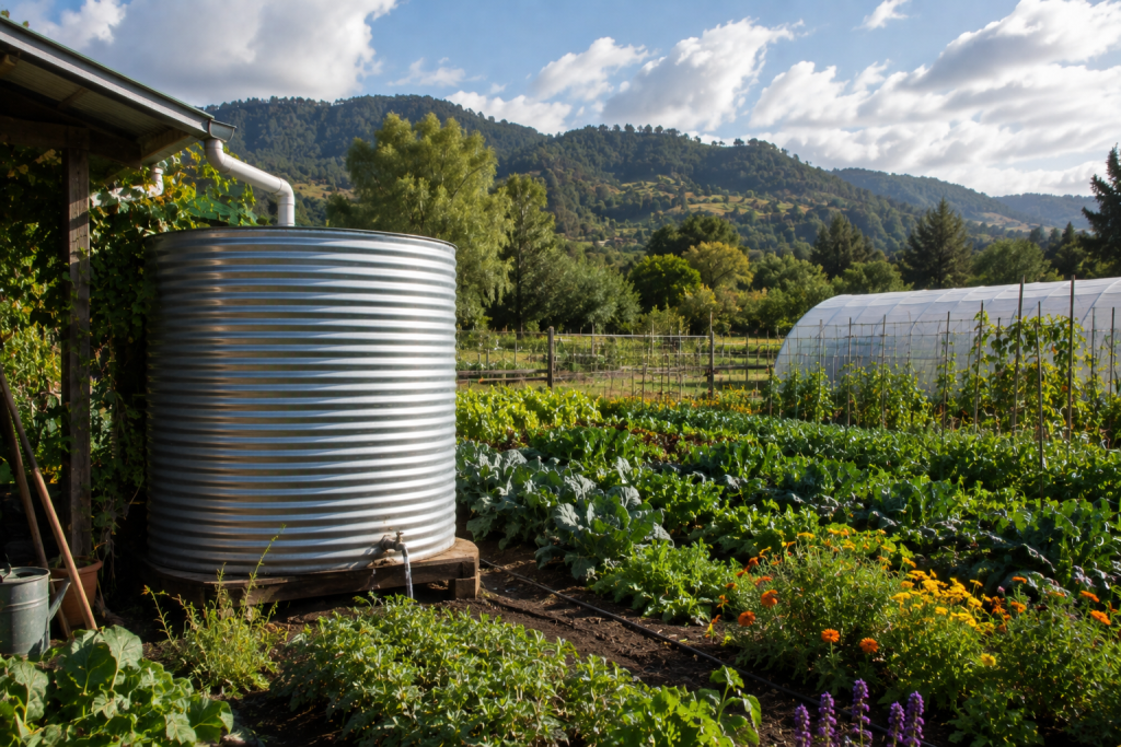 Rainwater Catchment on an Organic Farm: Small-Scale Solutions for Sustainable Agriculture