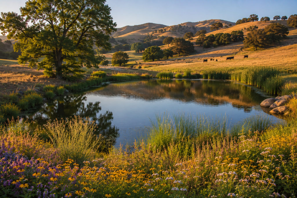 Hill Ponds: Benefits for Landowners, Ranches, and Wildlife Habitat