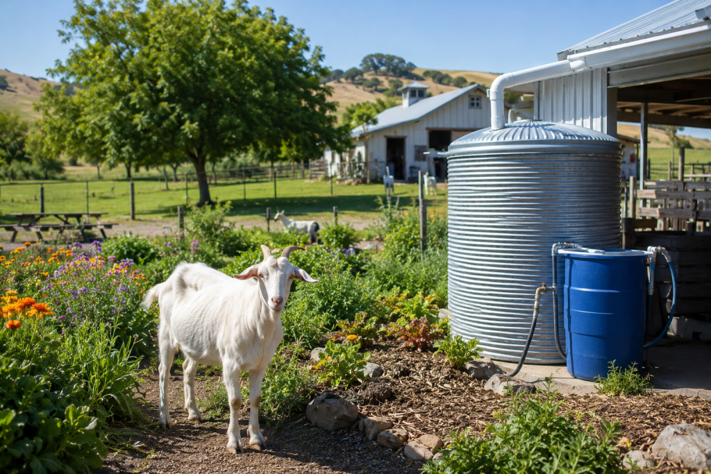 Water Stewardship in Action at Harley Farms Goat Dairy