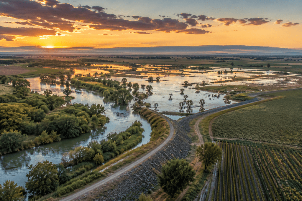 Managing Land for Farming, Flood Protection, and Wildlife